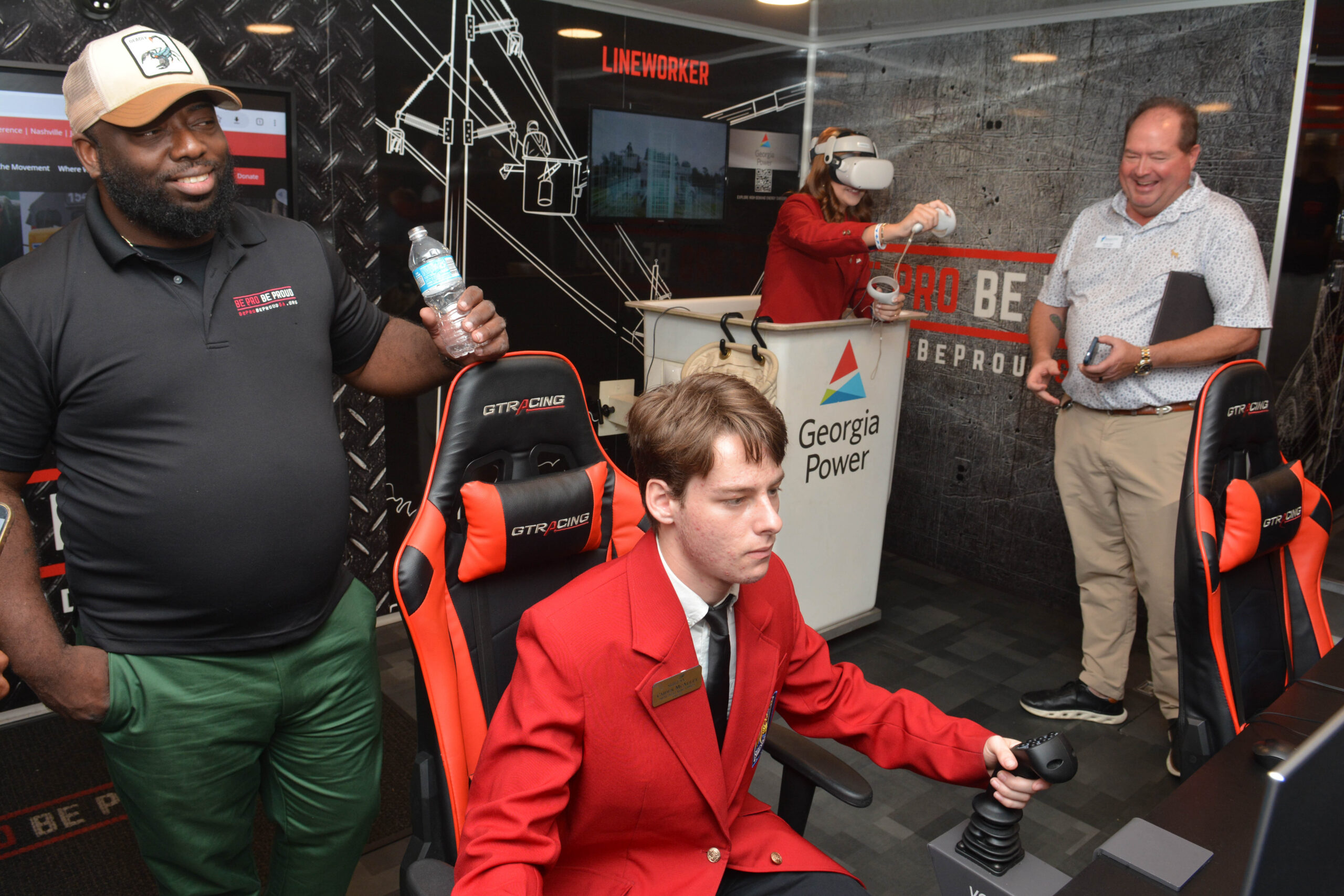 WareWorks student getting hands-on experience in a skilled trade